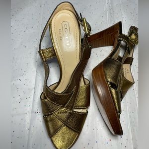 COACH block heels sz 10 (women)